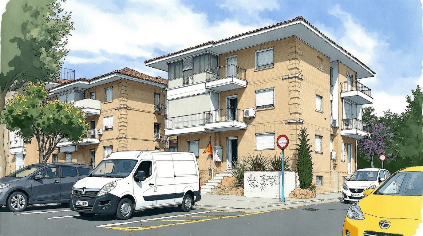 Illustration d'architecture à main levée — OXXO Studio