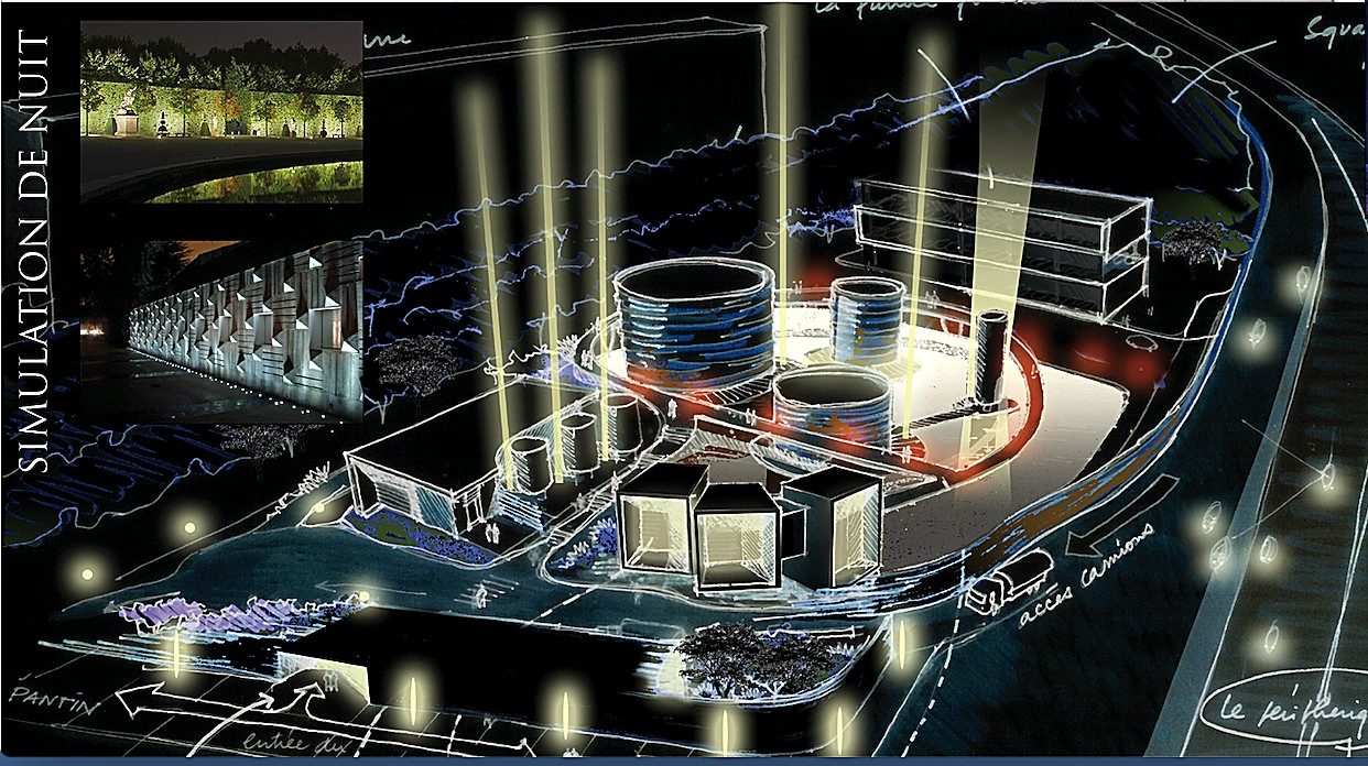 Illustration d'architecture à main levée — OXXO Studio