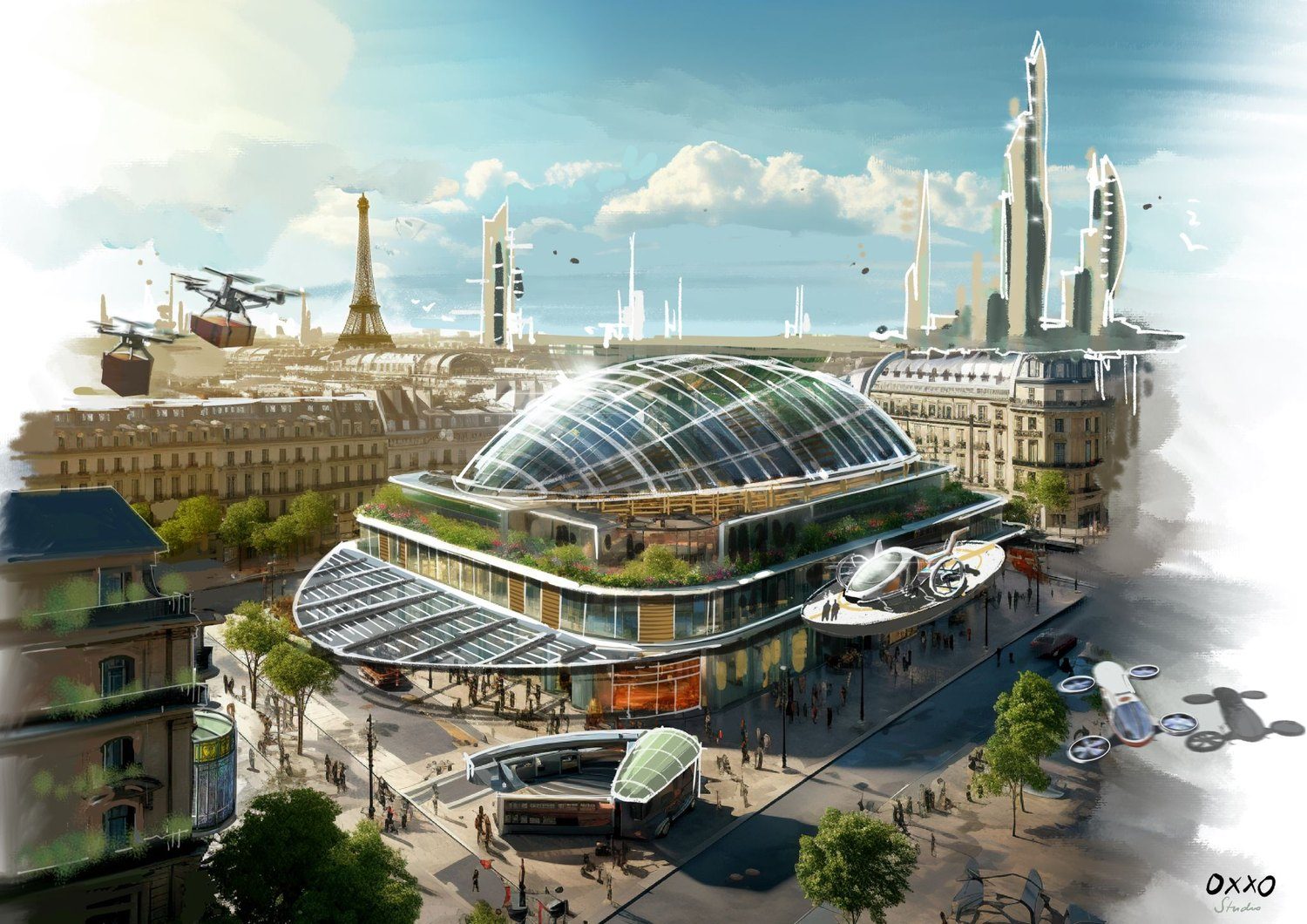 Concept art & illustration hors architecture — OXXO Studio