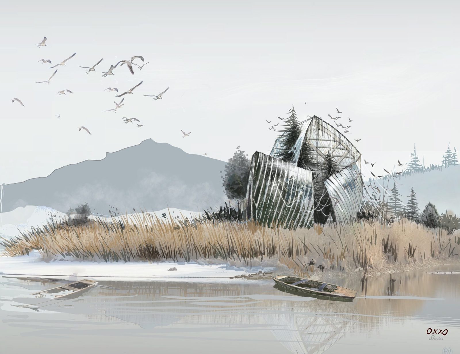Concept art & illustration hors architecture — OXXO Studio
