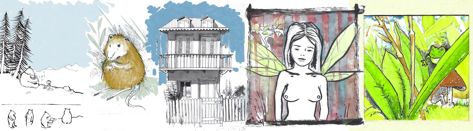 Concept art dessiné à la main — OXXO Studio