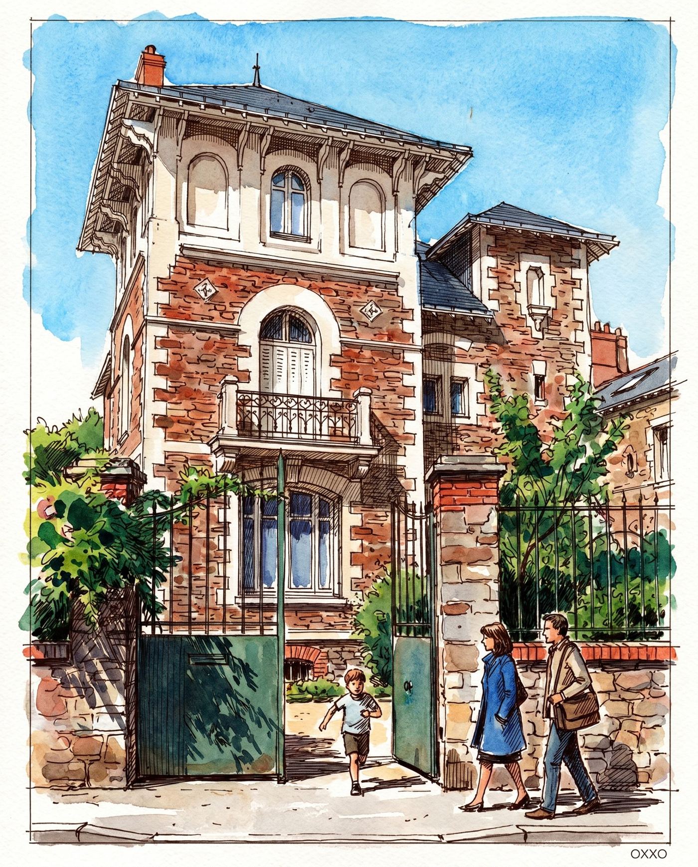 Un lieu dessiné à la main — OXXO Studio