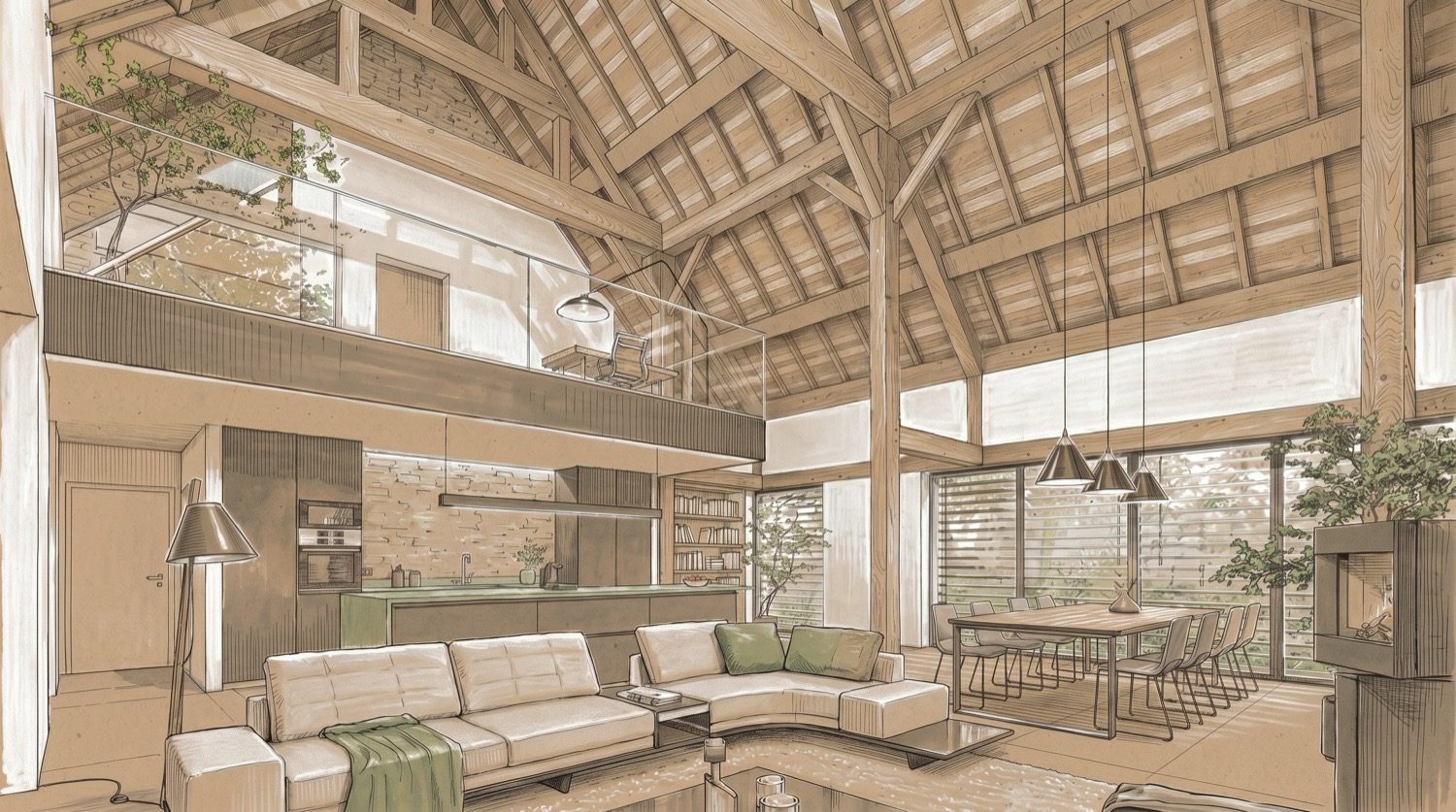 L'intérieur aménagé